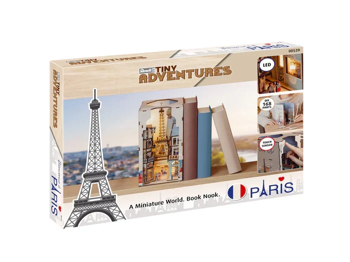 Book Nook - Paris - Tiny Adventures (Wood)