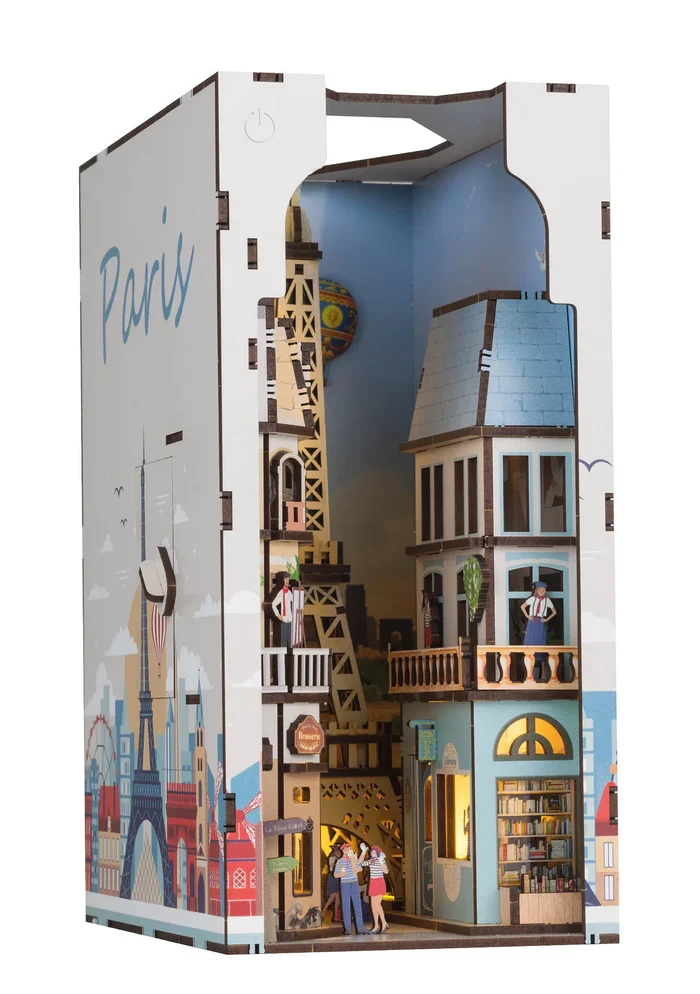 Book Nook - Paris - Tiny Adventures (Wood)