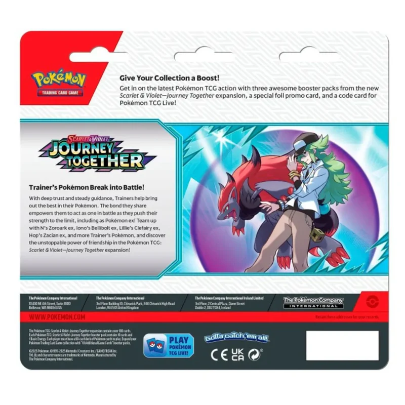 Pokémon - SV09 Journey Together 3 - Pack Blister - English