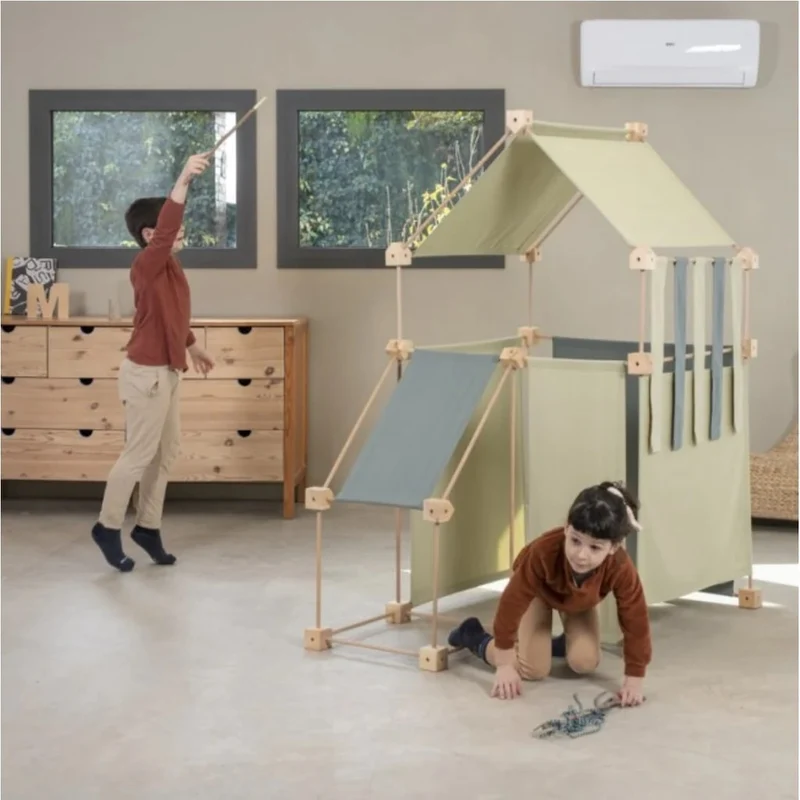 Große Holzbausteine Maxi Family Arbaro – 79 Stk.