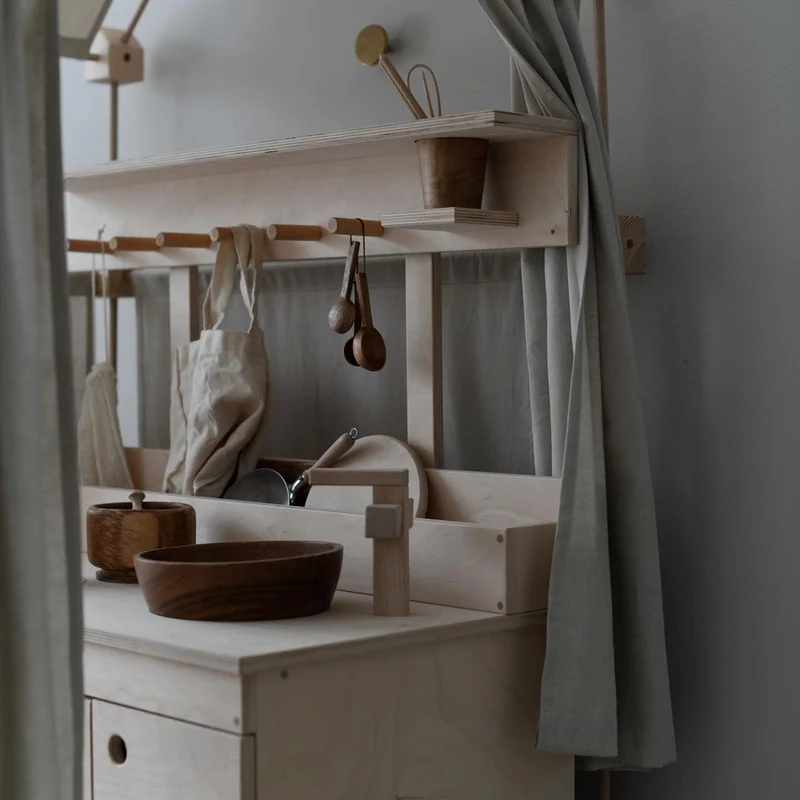 Große Holzbausteine Maxi Family Kreema – 79 Stk.
