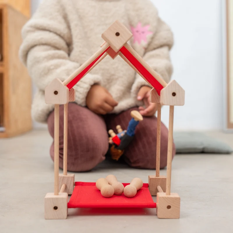Holzbausteine Mini S – 42 Stk.