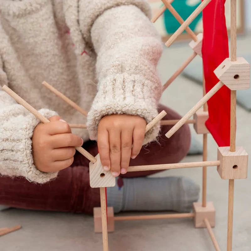 Holzbausteine Mini S – 42 Stk.
