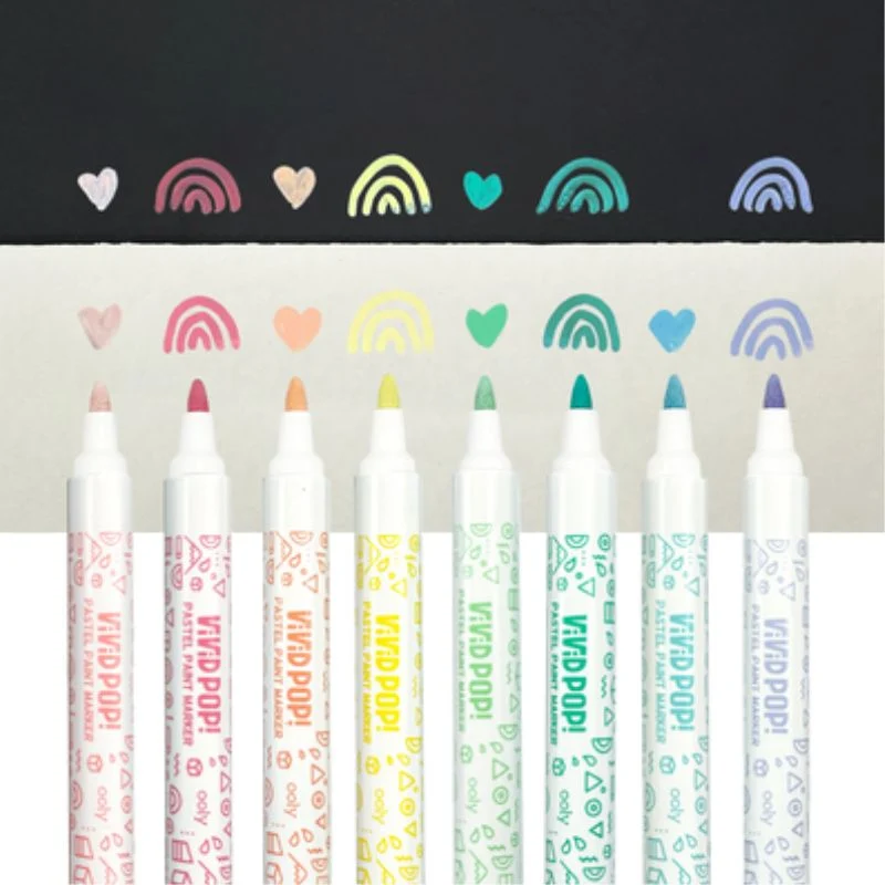 Pastellmarker – Vivid Pop, 8er-Set