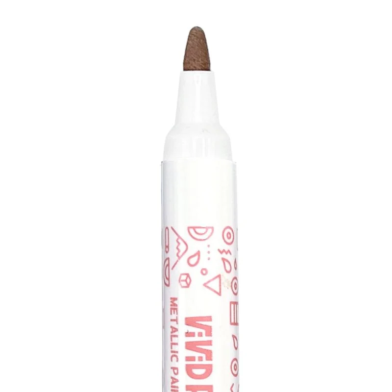 Metallic-Acrylmarker – kräftige Farben – Vivid Pop, 8er-Set