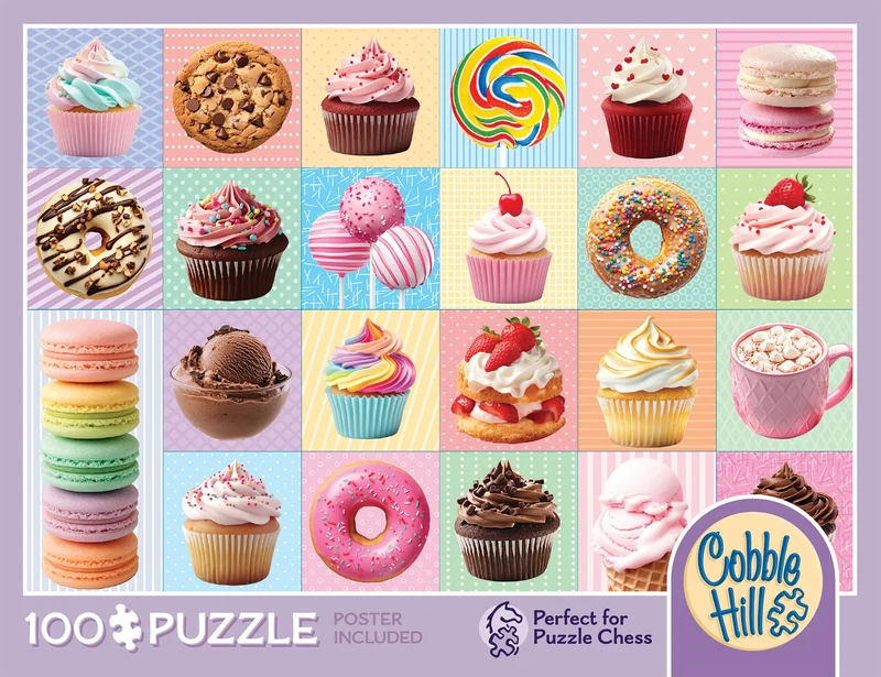 Puzzle Chess - Yum Yums (100pcs)