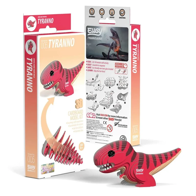 Eugy - 3D Bastelset Tyrannosaurus