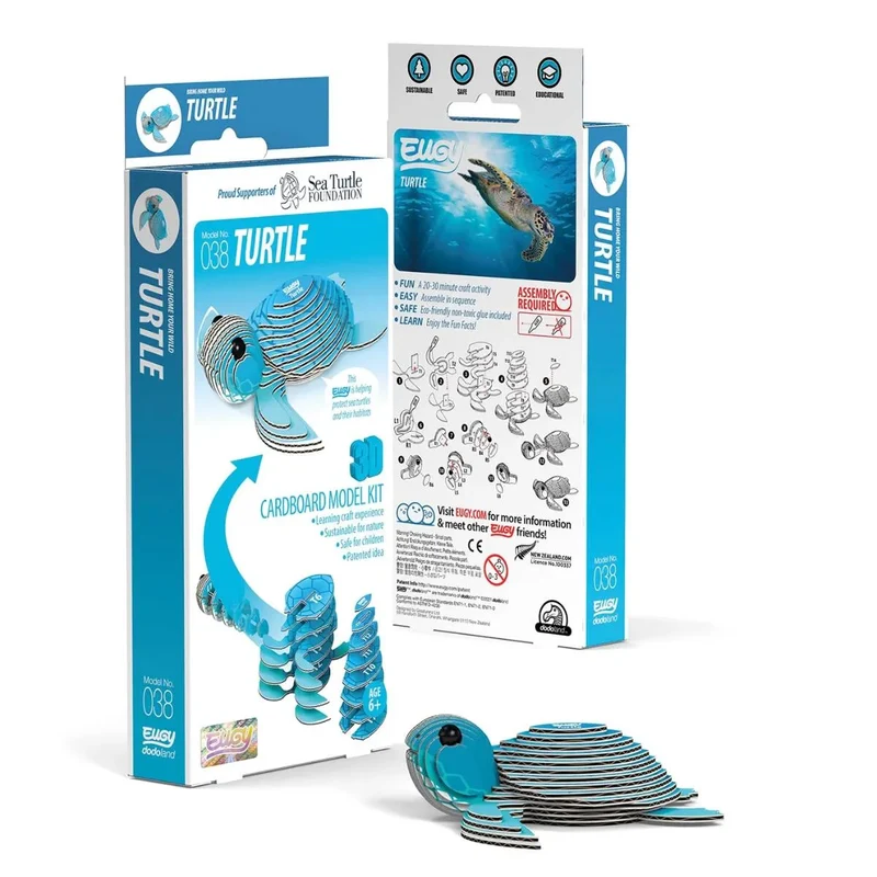 Eugy - 3D Bastelset Schildkröte