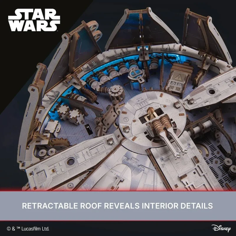 UGEARS 70271 - Model Millennium Falcon™ - 3D Holzbausätze