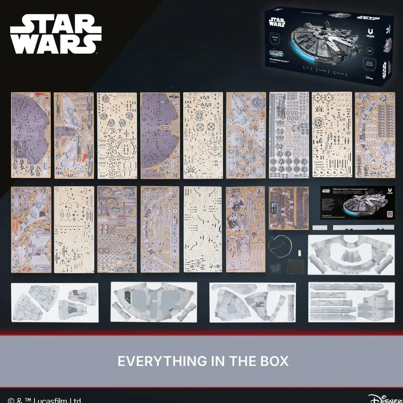 UGEARS 70271 - Model Millennium Falcon™ - 3D Holzbausätze