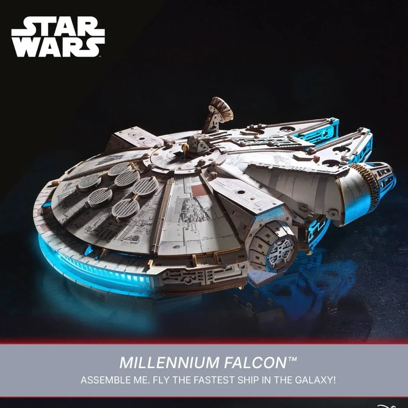 UGEARS 70271 - Model Millennium Falcon™ - 3D Holzbausätze
