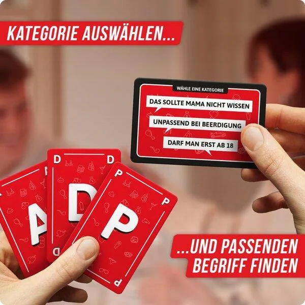 Stadt Land Vollpfosten - Das Kartenspiel: Rotlicht Edition