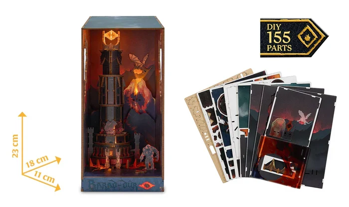 Book Nook - Lord of the Rings - Barad-Dûr - Tiny Adventures (Wood)