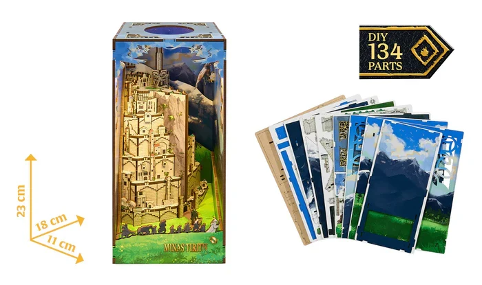 Book Nook - Lord of the Rings - Minas Tirith - Tiny Adventures (Wood)