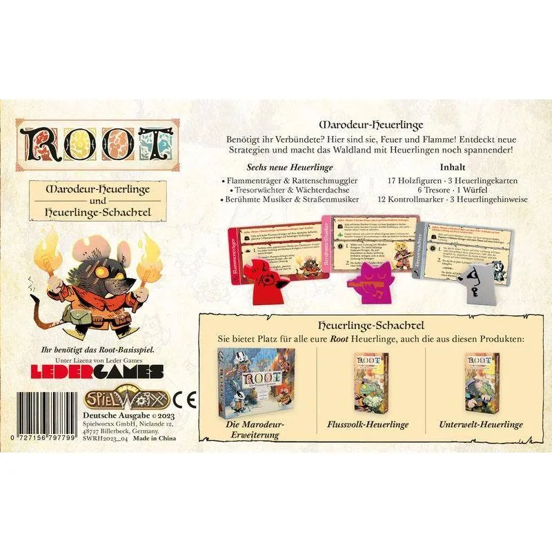 Root: Marodeur-Heuerlinge und Heuerlinge Schachtel (Erw.)