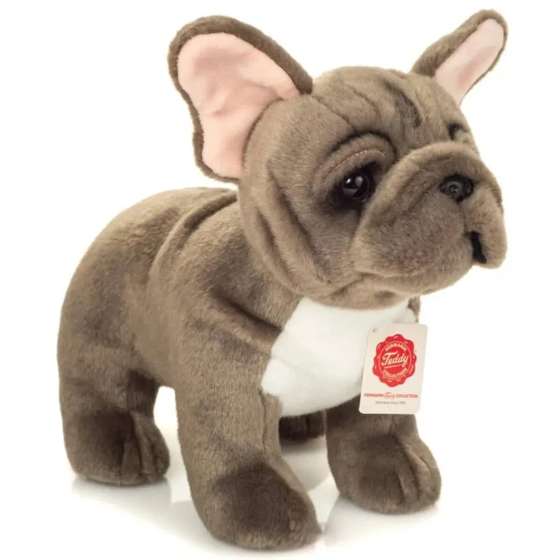 Teddy - Hermann - Französische Bulldogge stehend grau 30cm