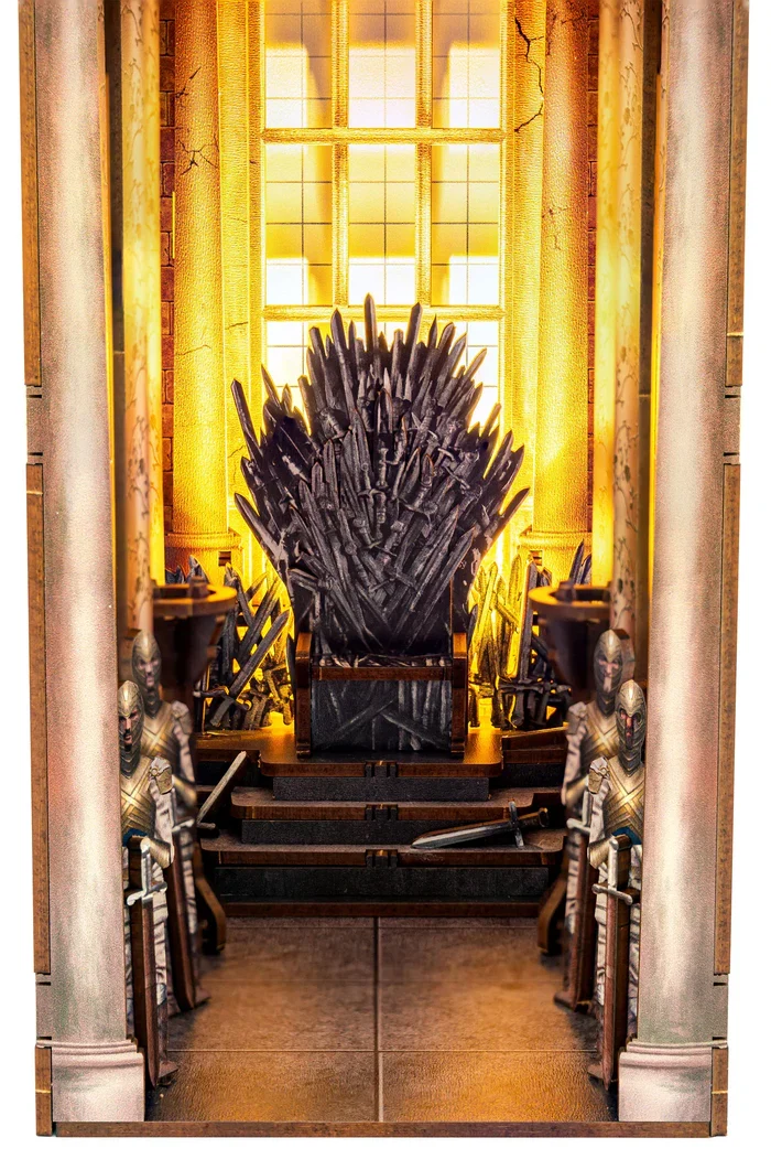 Book Nook - Game of Thrones - Iron Throne - Tiny Adventures (Wood)