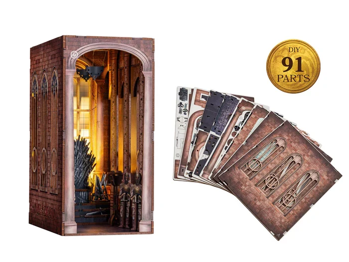 Book Nook - Game of Thrones - Iron Throne - Tiny Adventures (Wood)