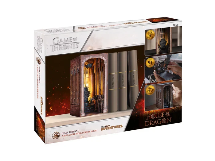 Book Nook - Game of Thrones - Iron Throne - Tiny Adventures (Wood)