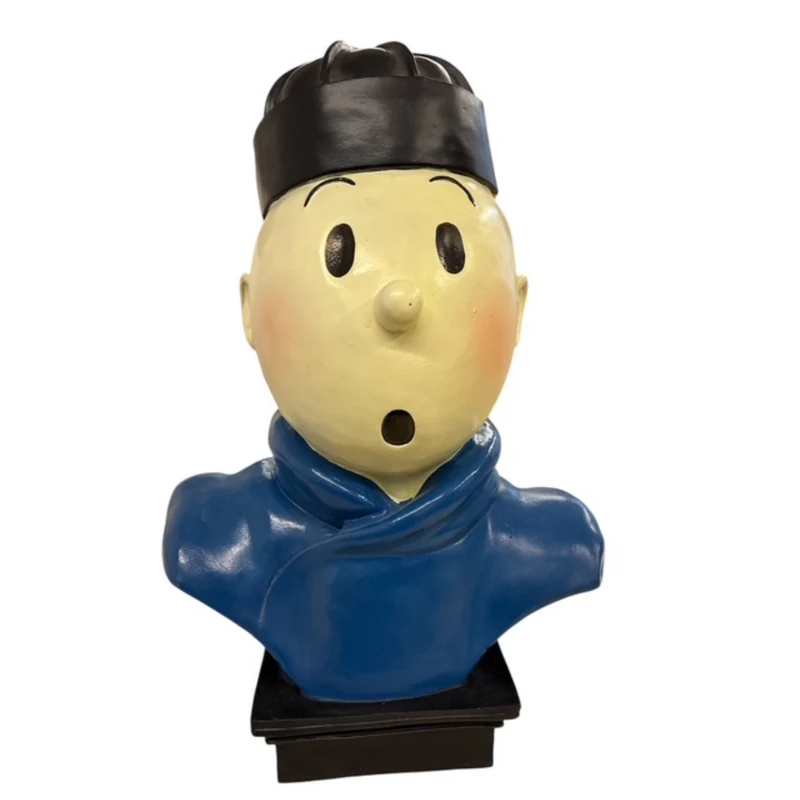 Tim und Struppi - grosse Büste von Tim - grand buste de Tintin