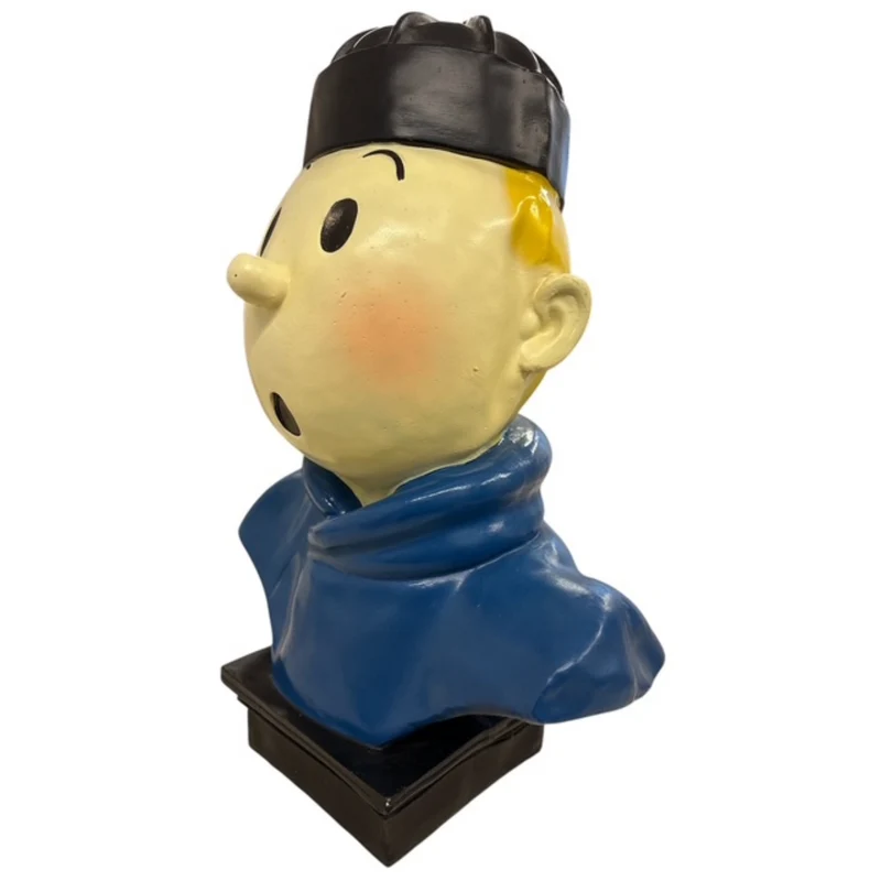 Tim und Struppi - grosse Büste von Tim - grand buste de Tintin