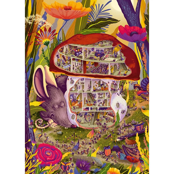 Living Mushroom, Superfreunde (1000pcs) (Triangle Box)