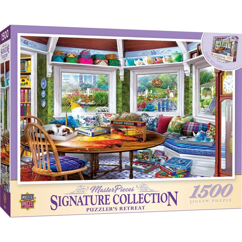 PFG Signature Collection - Puzzler's Retreat, Bigelow (1500pcs) (Usage/Used - PUZZLES FOR GOOD)
