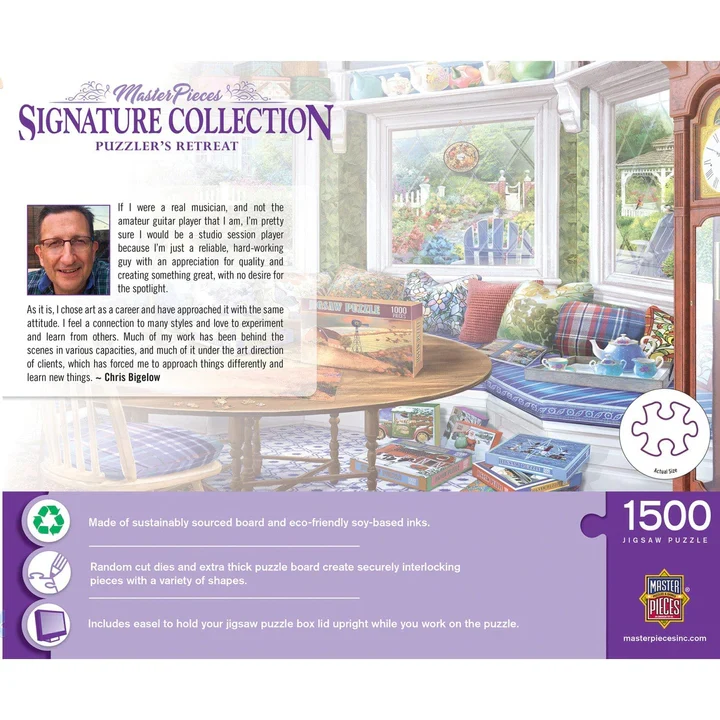 PFG Signature Collection - Puzzler's Retreat, Bigelow (1500pcs) (Usage/Used - PUZZLES FOR GOOD)