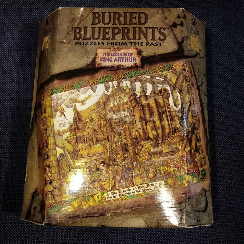 PFG Buried Blueprints - Puzzles From the Past (1000pcs) (Usage/Used - PUZZLES FOR GOOD)