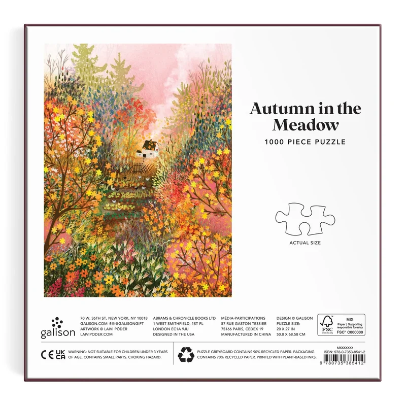 PFG Autumn in the Meadow (1000pcs) (Usage/Used - PUZZLES FOR GOOD)