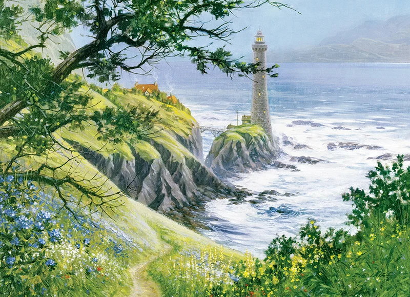 PFG Summer Lighthouse, Douglas Laird (Usage/Used - PUZZLES FOR GOOD)