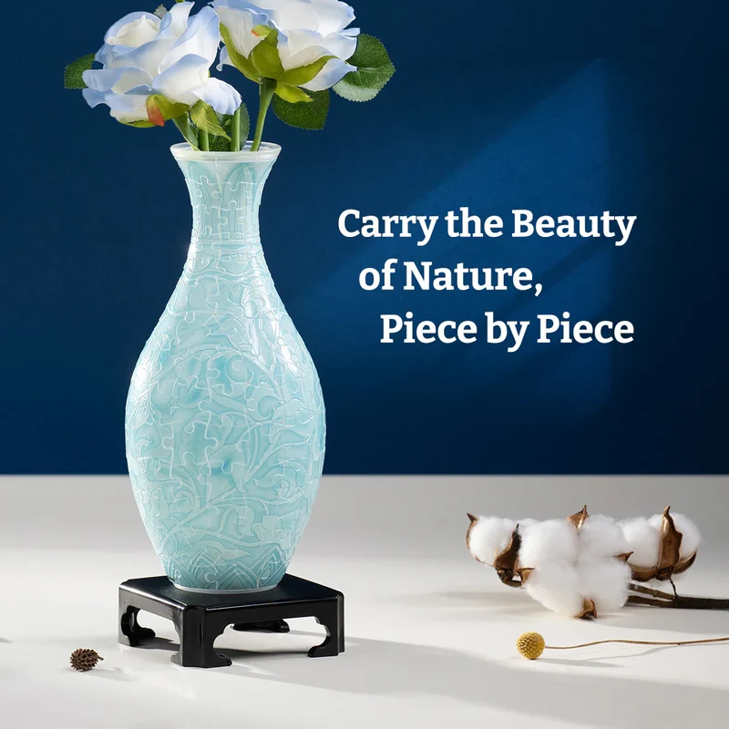 3D Puzzle Vase - Winter Grace