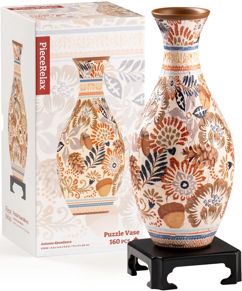 3D Puzzle Vase - Autumn Abundance