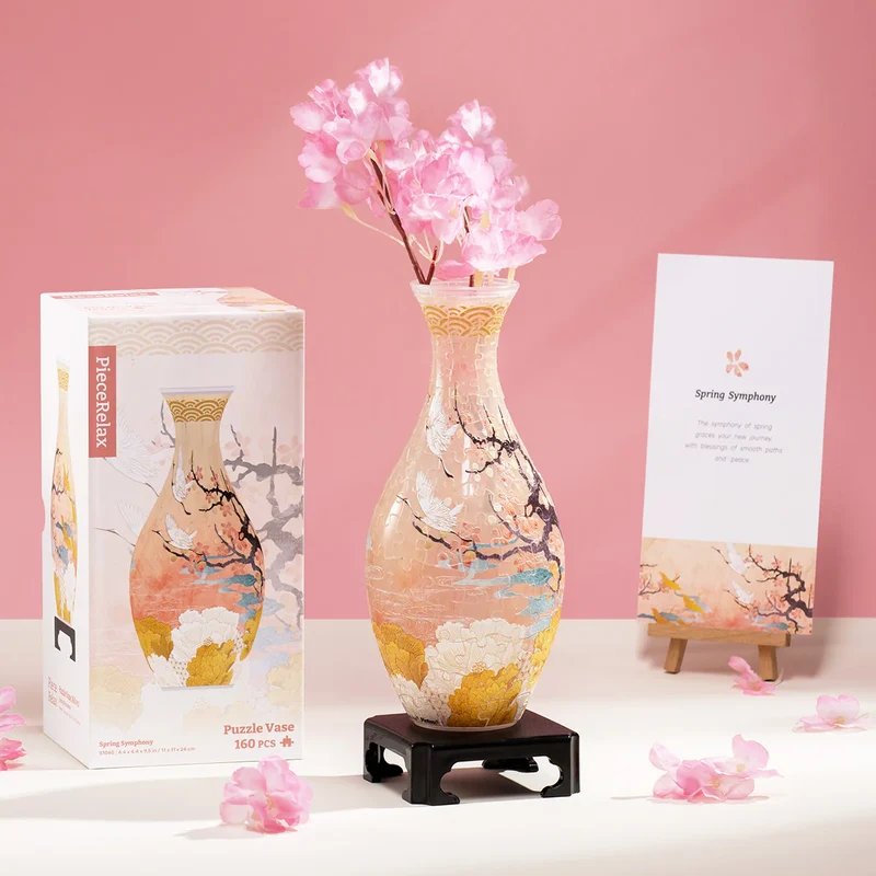 3D Puzzle Vase - Spring Symphony