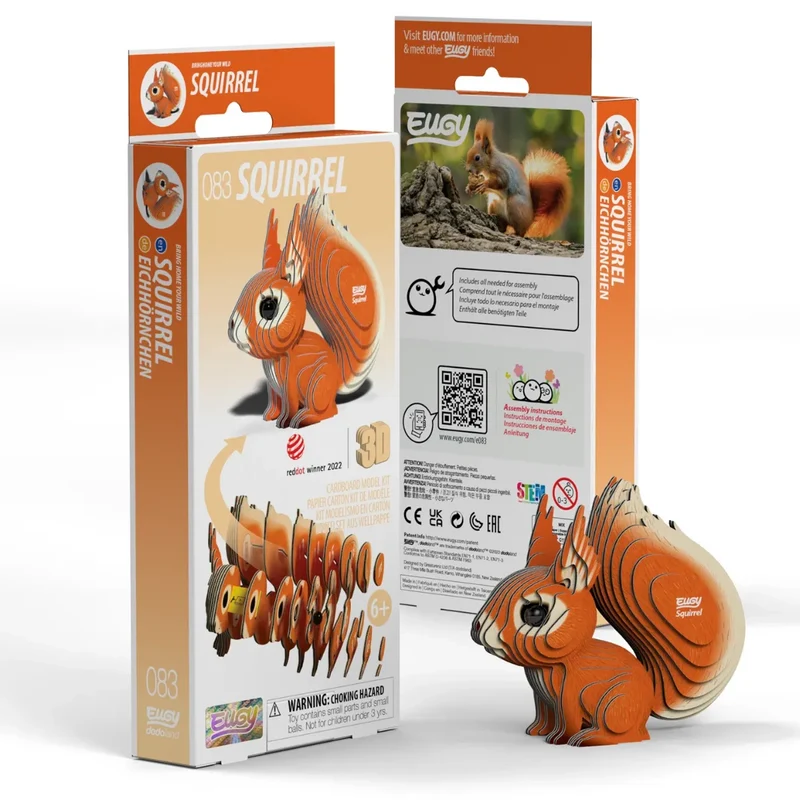 Eugy - 3D Bastelset Eichhörnchen