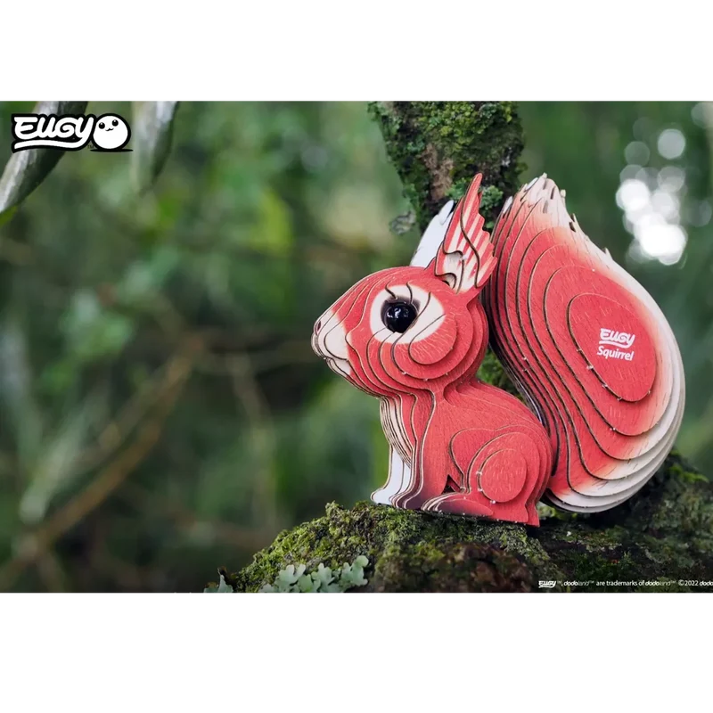Eugy - 3D Bastelset Eichhörnchen