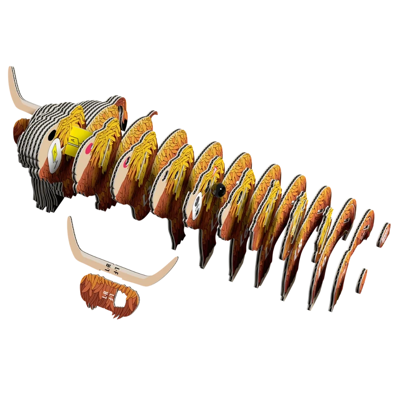 Eugy - 3D Bastelset Hochlandrind