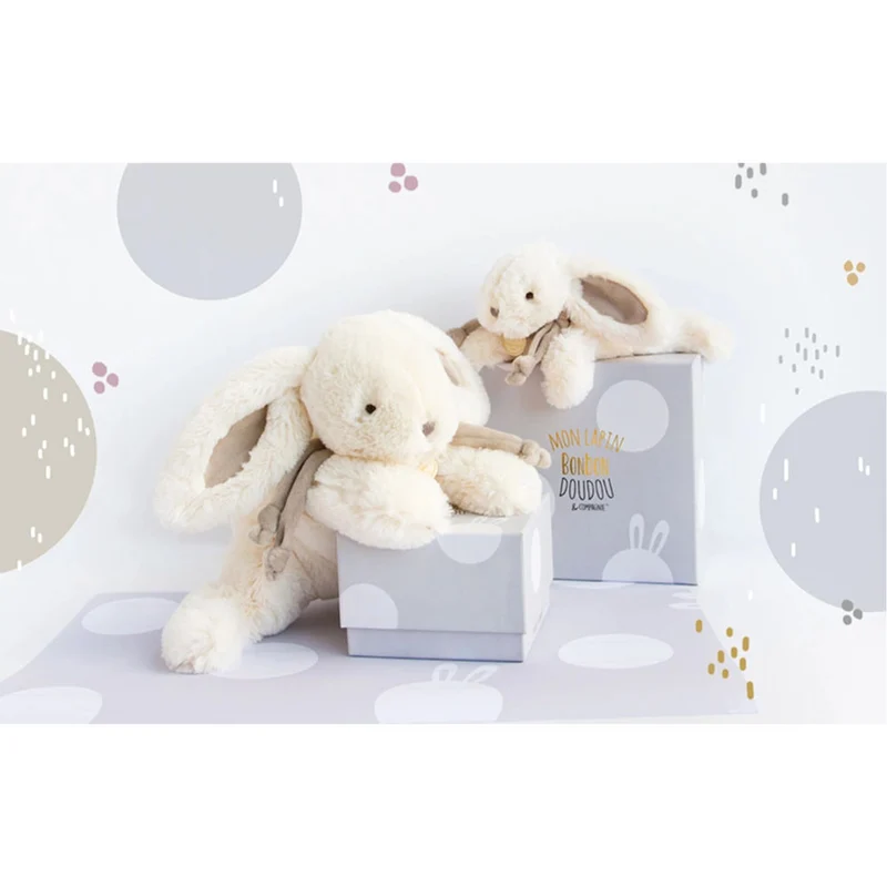 Doudou Bonbon Hase, taupe 16cm