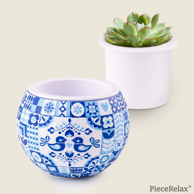 3D Puzzle Planter - Danish Folklore