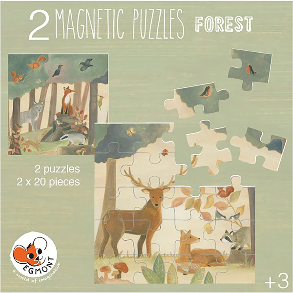 2 Magnetic Puzzles - Forest