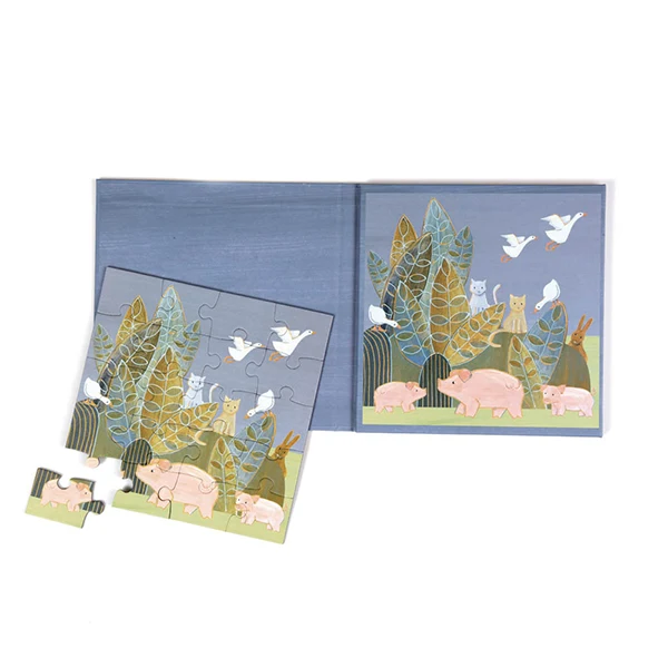 2 Magnetic Puzzles - Countryside