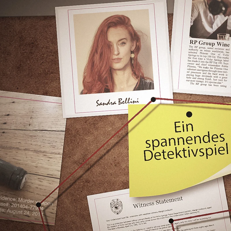 Murder Mystery Case File Der Tote im Weinkeller