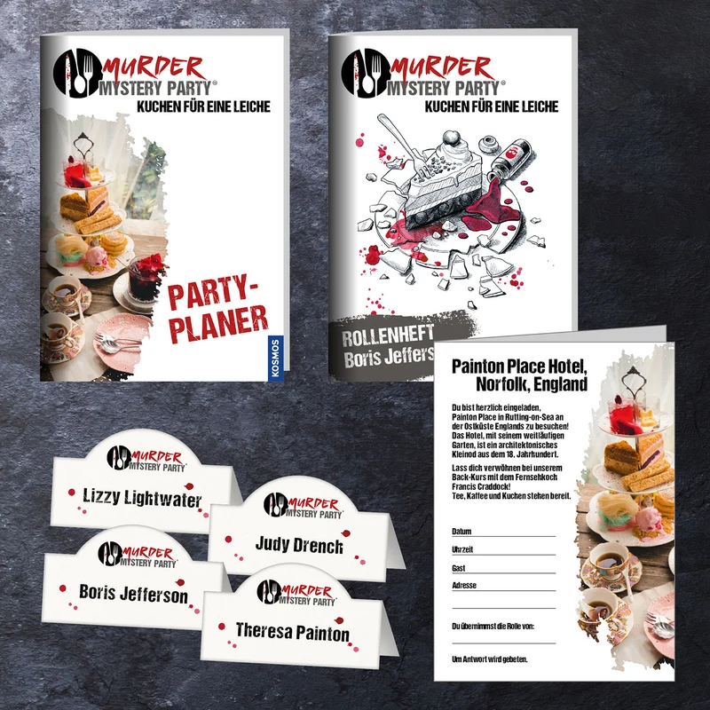 Murder Mystery Party Kuchen für eine Leiche