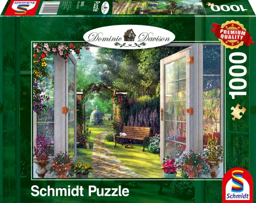 PFG View of the Enchanted Garden, Dominic Davison (1000pcs) (Usage/Used - PUZZLES FOR GOOD)