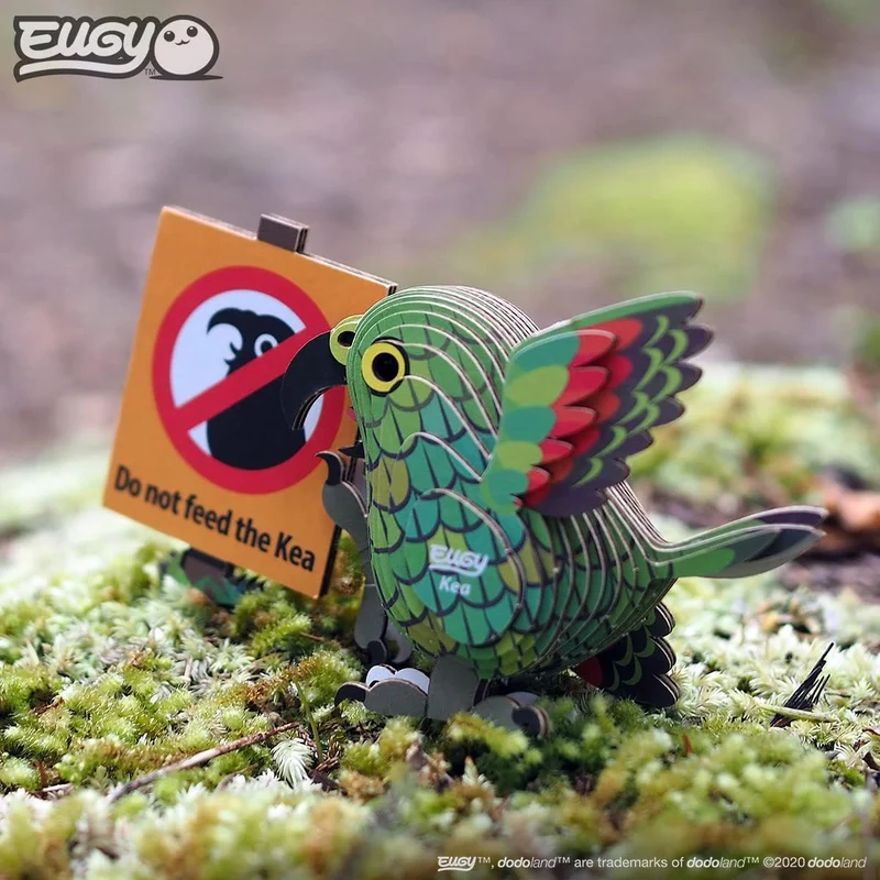 Öko-Puzzle 3D – Kea-Papagei