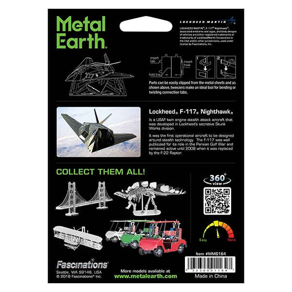 Metal Earth® - F-117 Nighthawk