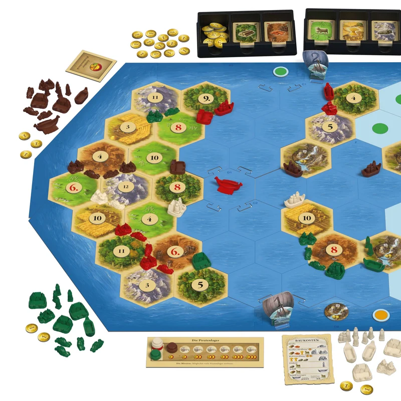 CATAN - Ergänzung 5-6 Spieler - Entdecker & Piraten