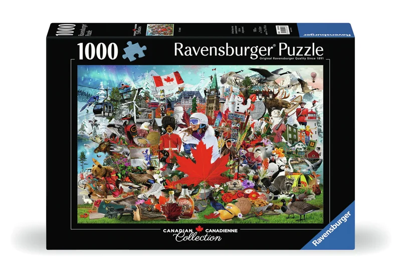 PFG Ravensburger Oh Canada! - Canadian Collection (1000pcs) (Usage/Used - PUZZLES FOR GOOD)