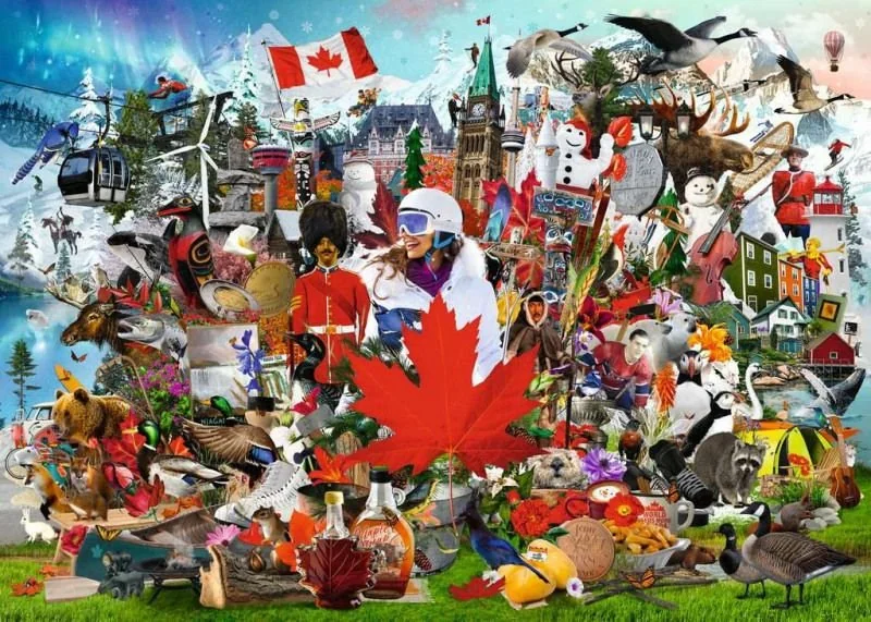 PFG Ravensburger Oh Canada! - Canadian Collection (1000pcs) (Usage/Used - PUZZLES FOR GOOD)
