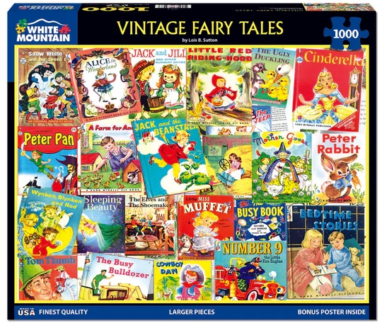 PFG Vintage Fairy Tales, Lois B Sutton (1000pcs) (Usage/Used - PUZZLES FOR GOOD)